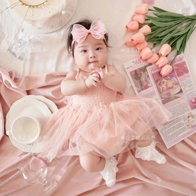 

Baitian Baby Photography Clothing Childrens Treasures Baitian Photography Year One Theme Studio Shooting تذكارات للرضع 신생아