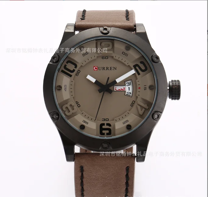 

Male 2024 New Fashionable Dating Business Leisure Shockproof Waterproof Strap Watch Sports Watch Hot Selling and Explosive