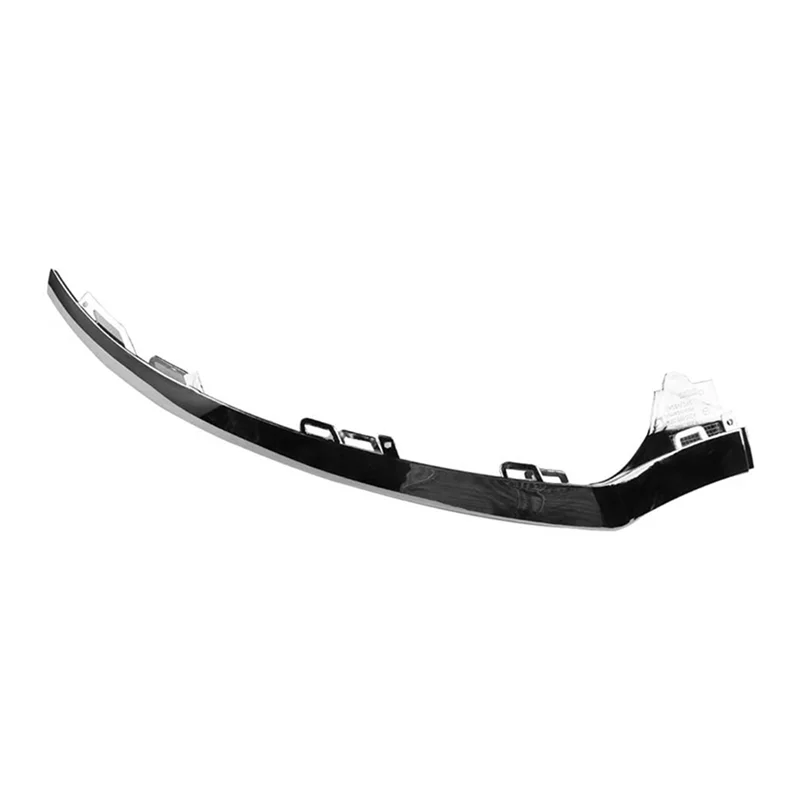 Right Front Bumper Lower Lip Trim A2058851474 for Mercedes Benz W205 C180 C300 C200 C63AMG 2014-2018 Chrome Lip Spoiler