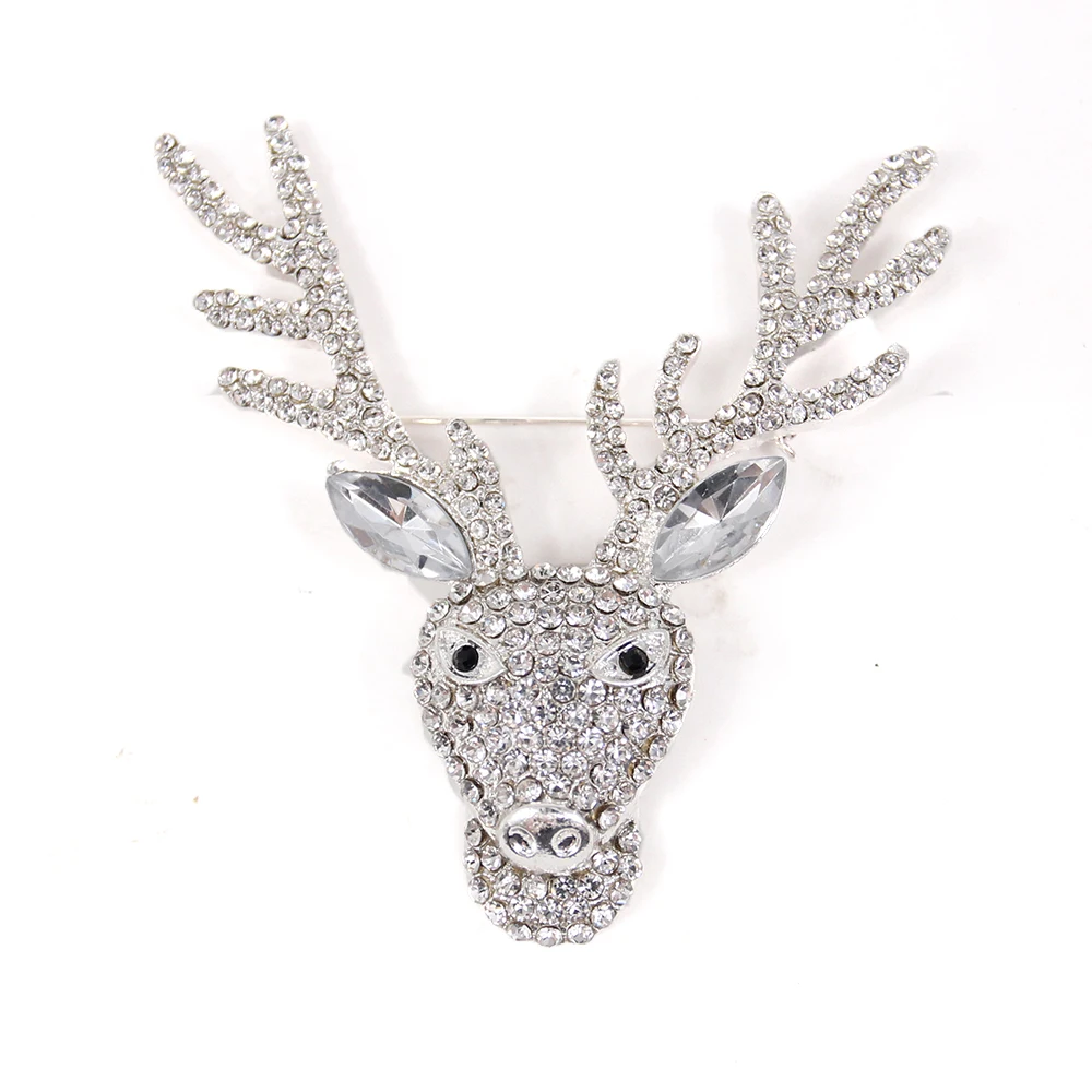 

Lailina Brooch Pin Clear Crystal Animal Deer Brooches Jewelry Accessories Gift