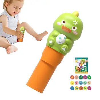 Kids Stamp Set Funny Arts Crafts Fidget Toy Sticker Stamper with Refill Stickers Innovative Toddler Stacreative Creative Play Toy