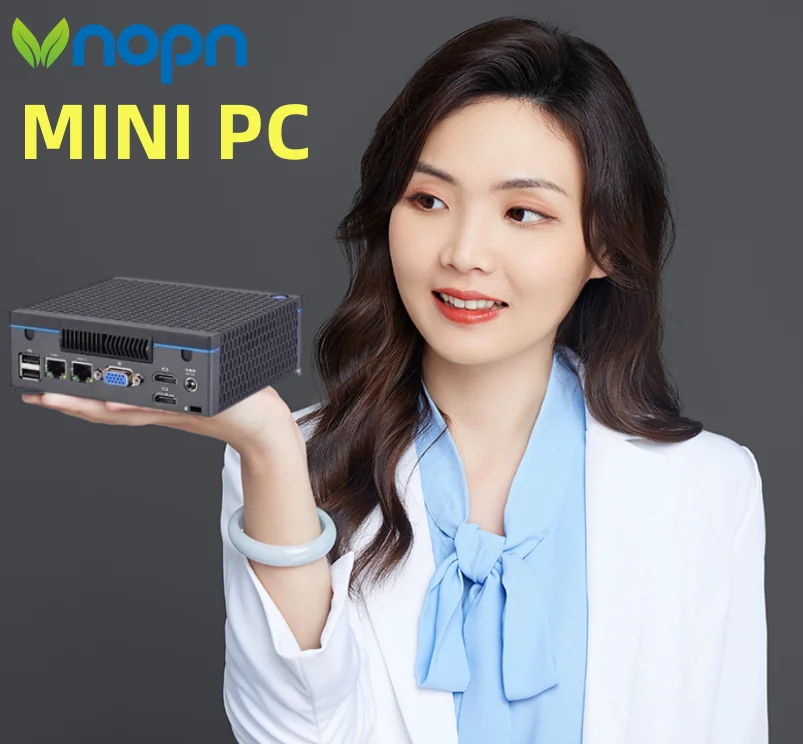 Vnopn-Mini ordenador PC, N5095/N3160/N2840/N2940, Windows 11, WIFI, 1000M, LAN, 4K, VGA