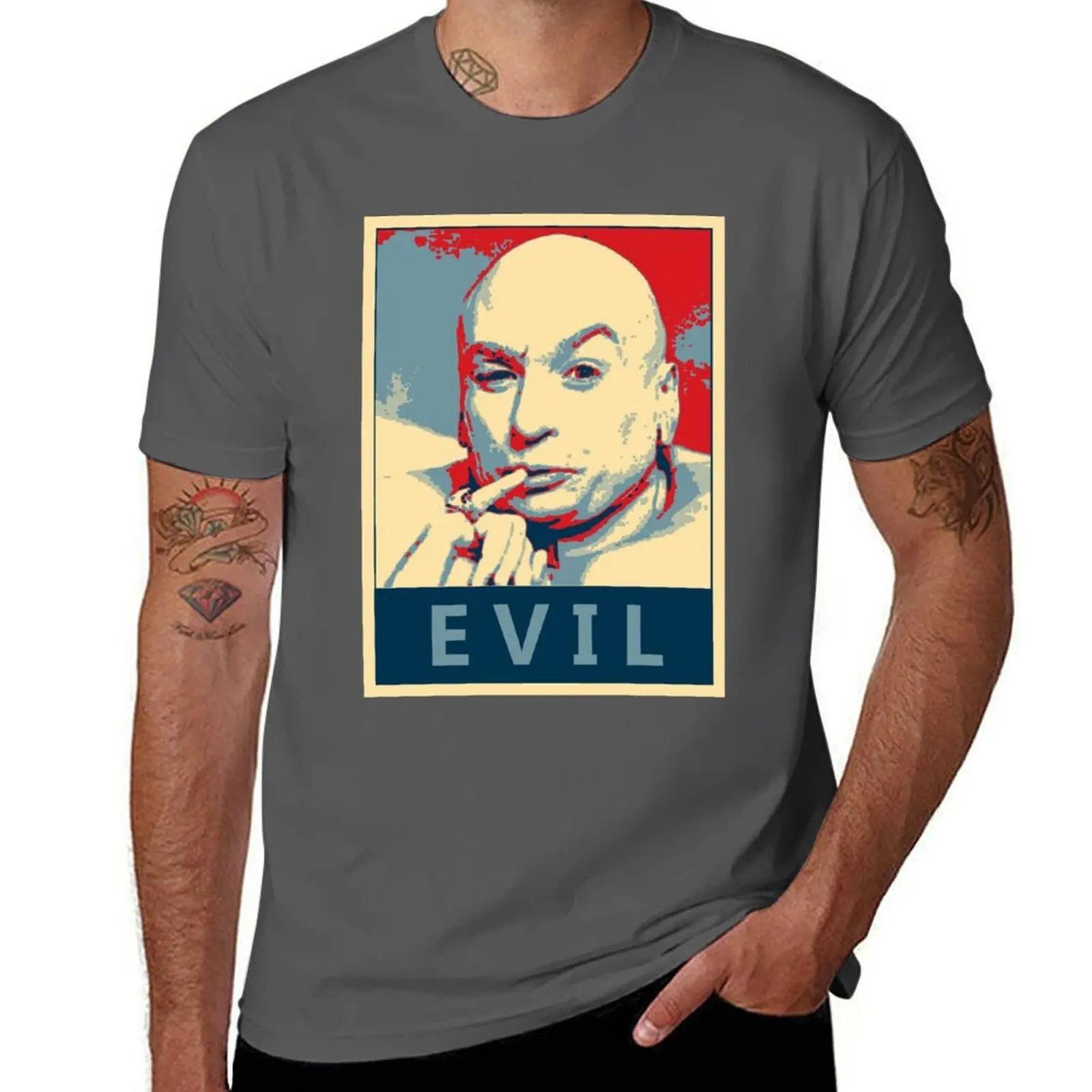 Dr Evil Hope Poster T-Shirt Abstract Pattern Print Top