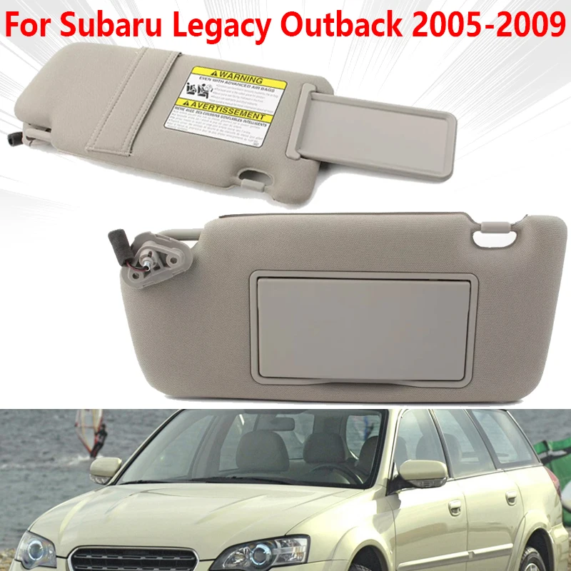 

Sunvisor With Makeup Mirror Visor For Subaru Legacy Outback 2005 2006 2007-2009 Car Left Side Sunshade Accessories 92011AG55AOR