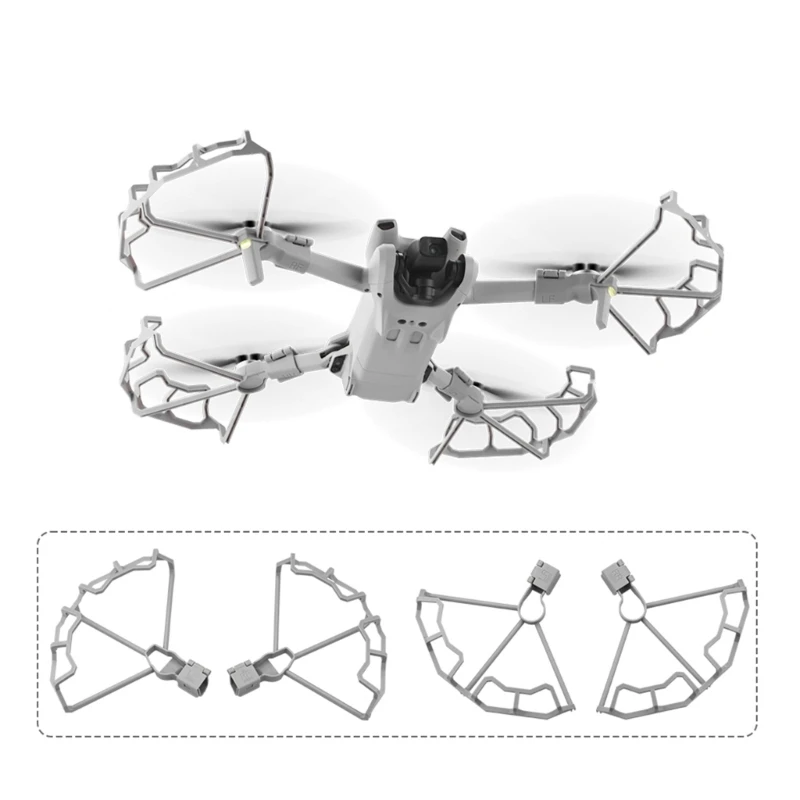 

for Mini 3 Pro Drone Propeller Guard Quick Release Propeller Bumper Drone Blade Props Protective Ring for DJI Mini 3 Pro F19E