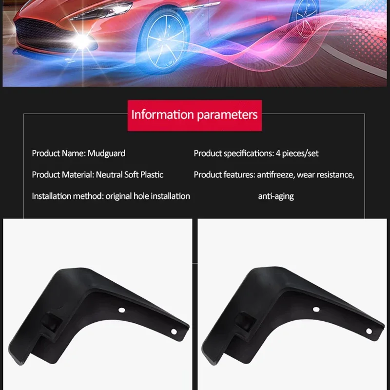 For Mazda 3 Axela Mazda3 BL HATCHBACK 2010~2013 Car Mud Guards Antifreeze Flap Splash Mudflap Front Door Guards Auto Accessories