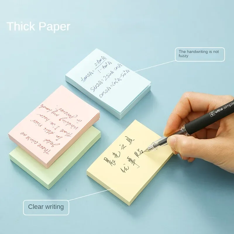 M&G 400 Sheets 4 Color Sticky Note Paper 76*51mm Notepad High Appearance Level n Times Self-adhesive Office Supplies