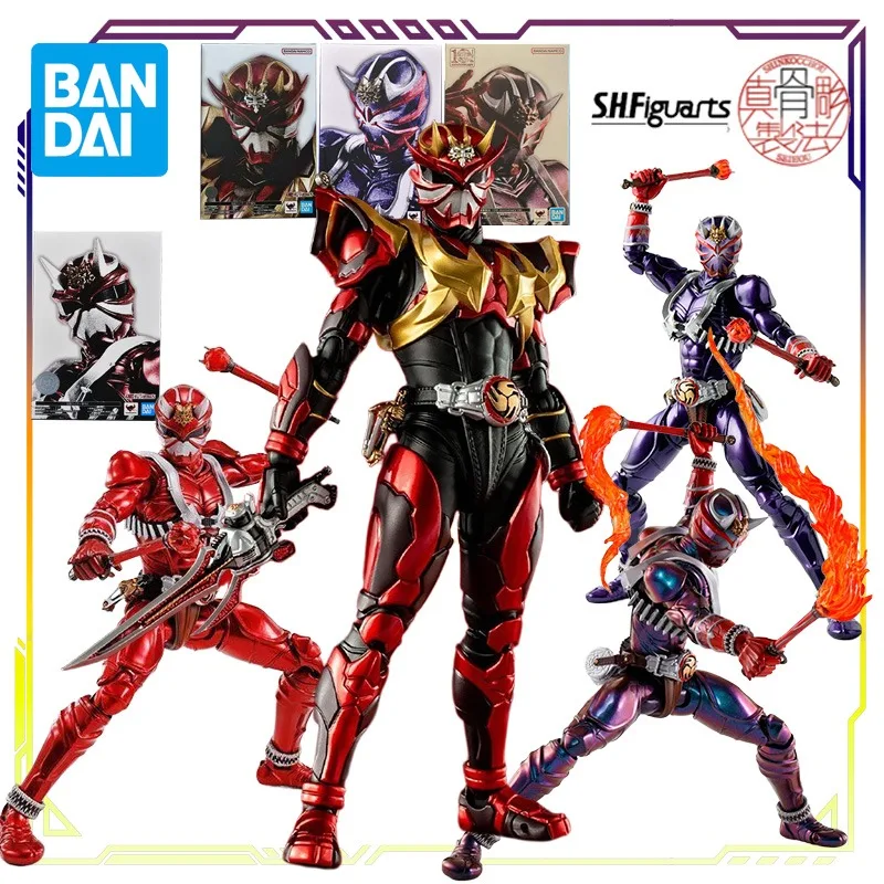 

BANDAI Original S.H.Figuarts Kamen Rider Roaring Ghost Series Armored HIBIKI \Roaring Ghost Red Anime Action Figure Model Toys