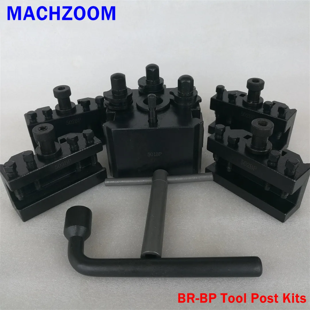 Italy Italian Style BR-BP Series QCT Quick Change Tool Post Turret Kits Sets for Lathe Swing Diameter Range 300mm~380mm