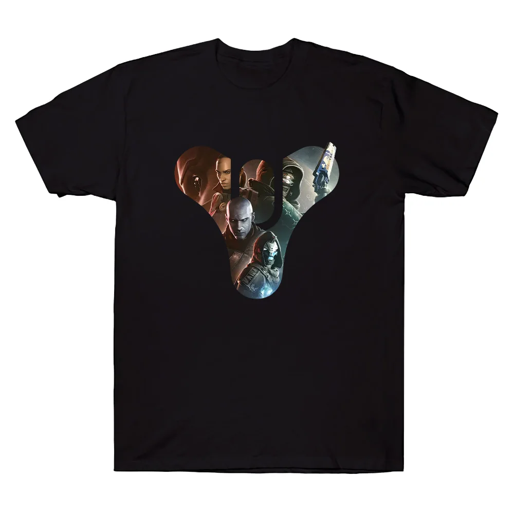 

Destiny 2 T-Shirt Fashion Hot Game T Shirt Men's Cotton O Neck Long Sleeve Retro Graphic Tee Unisex Oversized Breathable Clothes