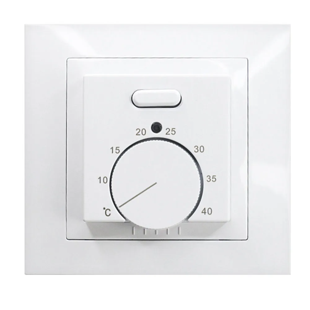 Reliable Mechanical Heating Thermostat With External Sensor For Optimal Comfort User-friendly Operation Mechanical Thermostat