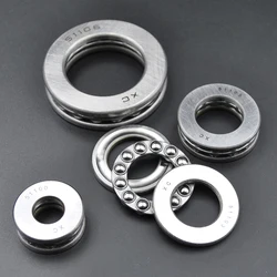 2pcs high quality plane thrust bearing 51100 51101 51102 51103 51104 51105 51106 51107 51108 51109 51110 Axial Ball Bearings