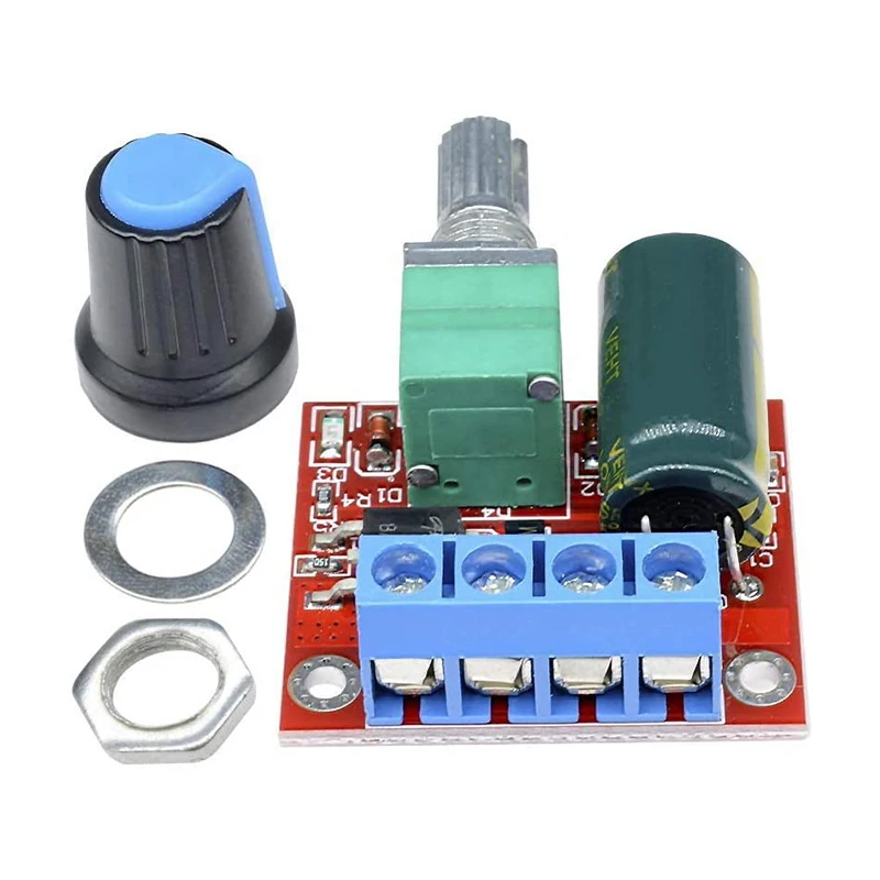 1PC Mini PWM DC Motor Speed Controller Module 5V-35V Adjustable Regulator Control Governor Switch