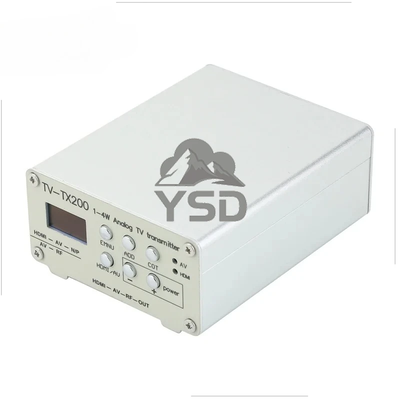 

TV — Аналоговый ТВ-передатчик TX200 HD — двухдиапазонный VHF/UHF — AV-вход, телескопическая антенна