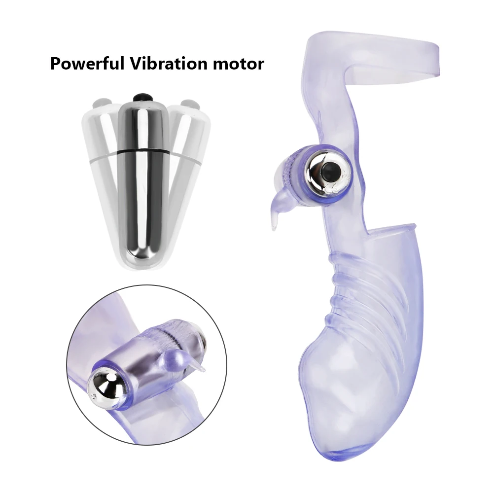 IKOKY Finger Sleeve Vibrator G Spot Massage Clit Stimulate Female Masturbator Sex Toys For Women Sex Shop Adult Products