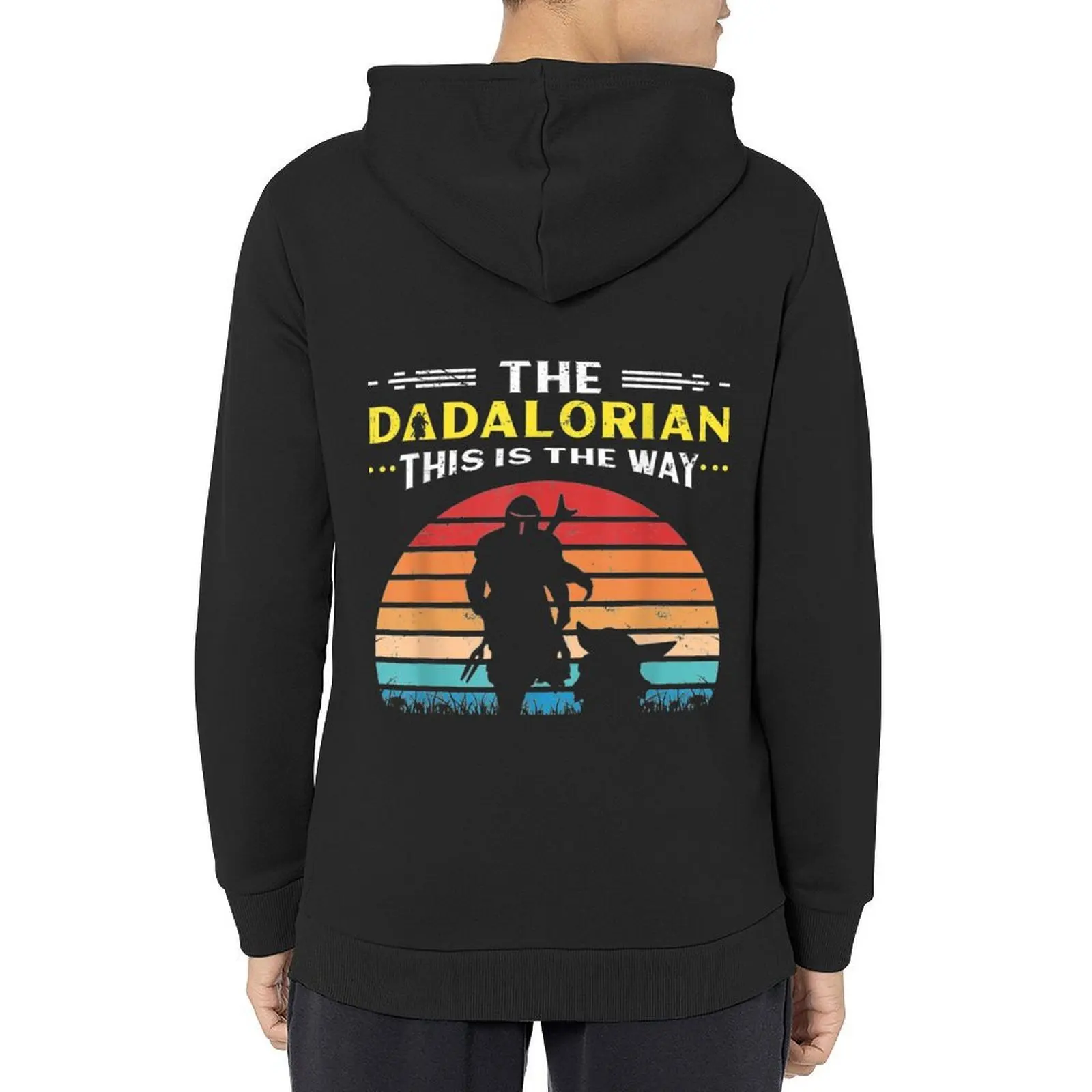 

The dadalorian this is the way Hoodie winter clothes blouse men's clothing men clothes graphic hoodies