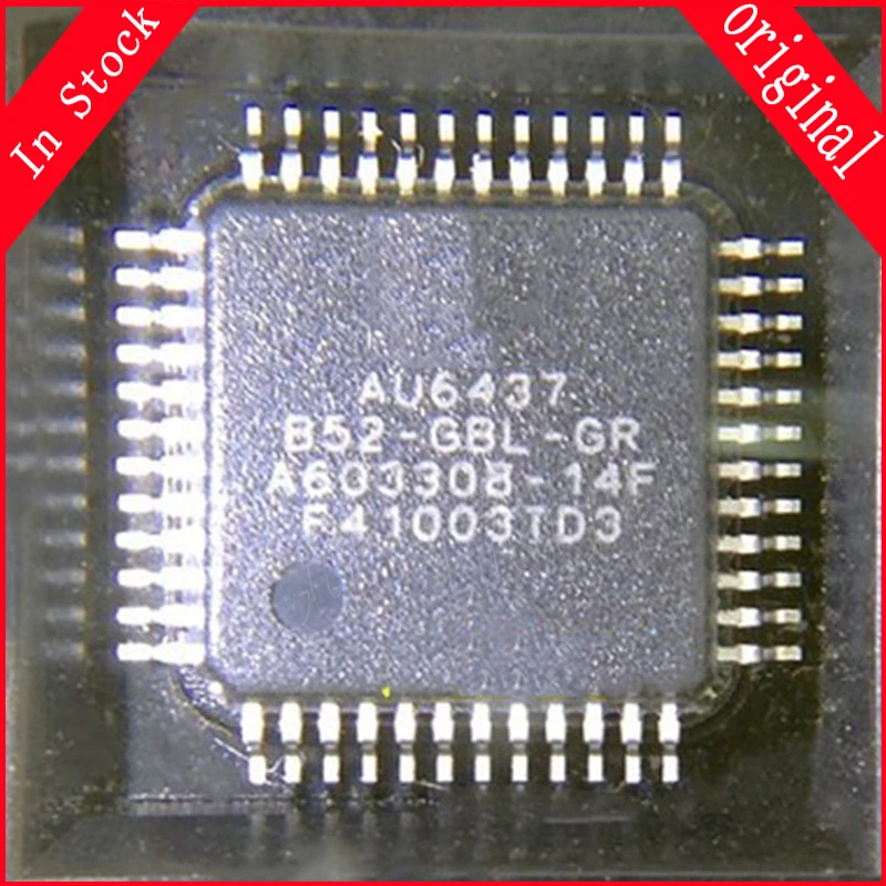 1pcs/lot AU6850CA AU6860B AU6437B52-GBL-GR AU6437B52 QFP-48 In Stock