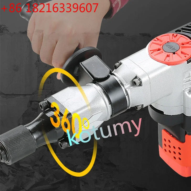 Heavy Duty Electric Breaker Hammer, High Performance Copper Motor, for Grooving, Wiring & Plumbing Installation, Durable