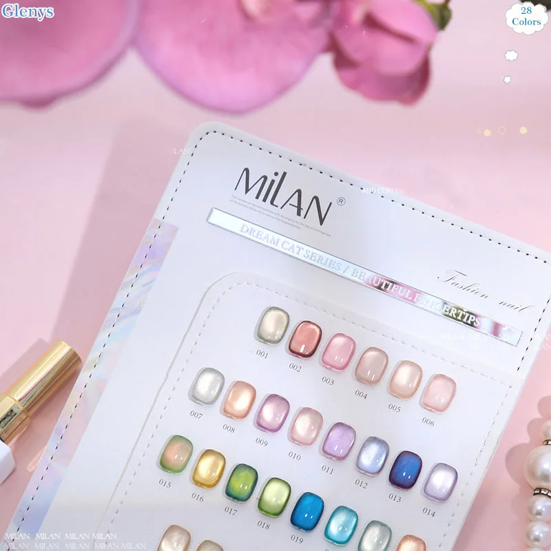 Glenys 28-Farben-Nagellack, Netzrot, beliebtes Einweichgel, superweißende Atmosphäre, Laman-Farbkarte, Nagelstudio, Klarmantel-Set