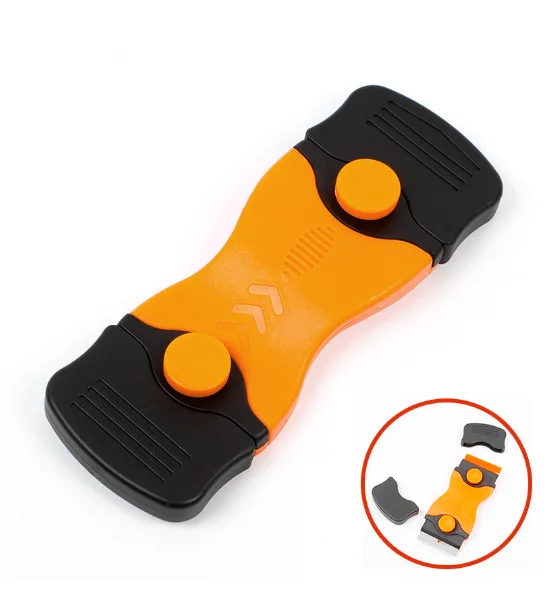 Замена лезвия скребка для варочной панели из нержавеющей стали, сверхмощный очиститель для стеклянной/керамической плиты для наклеек, наклеек, удаления герметика