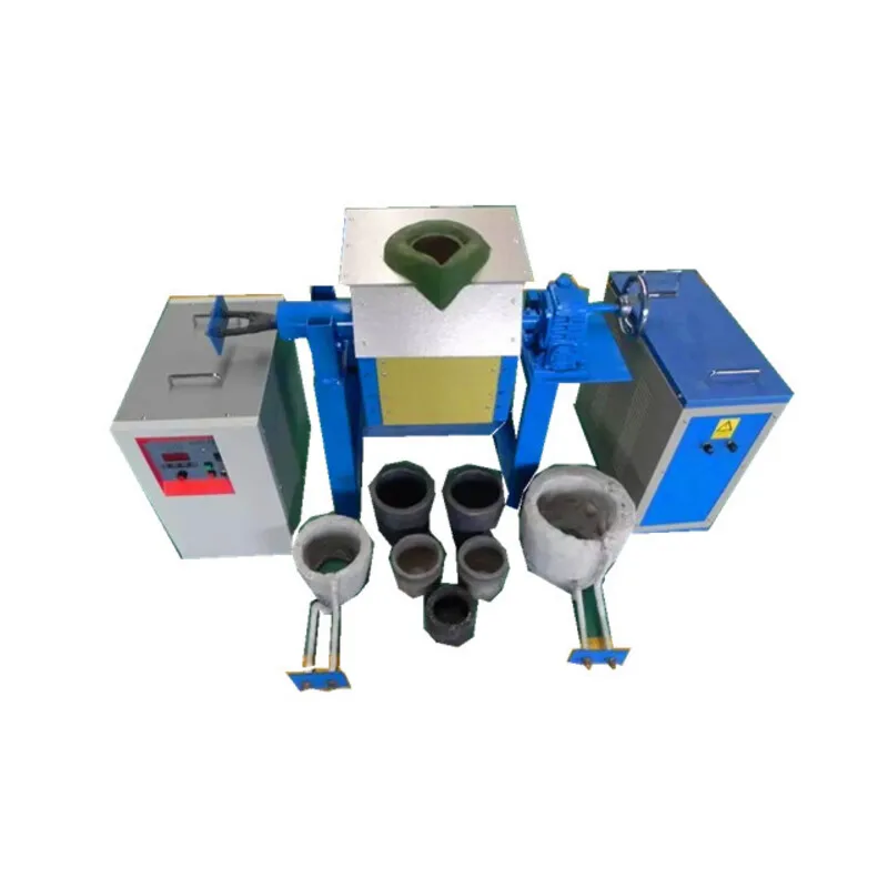 Induction Electric Furnace For Melting Metal With High-Temperature Capability And Bearing Core Components
