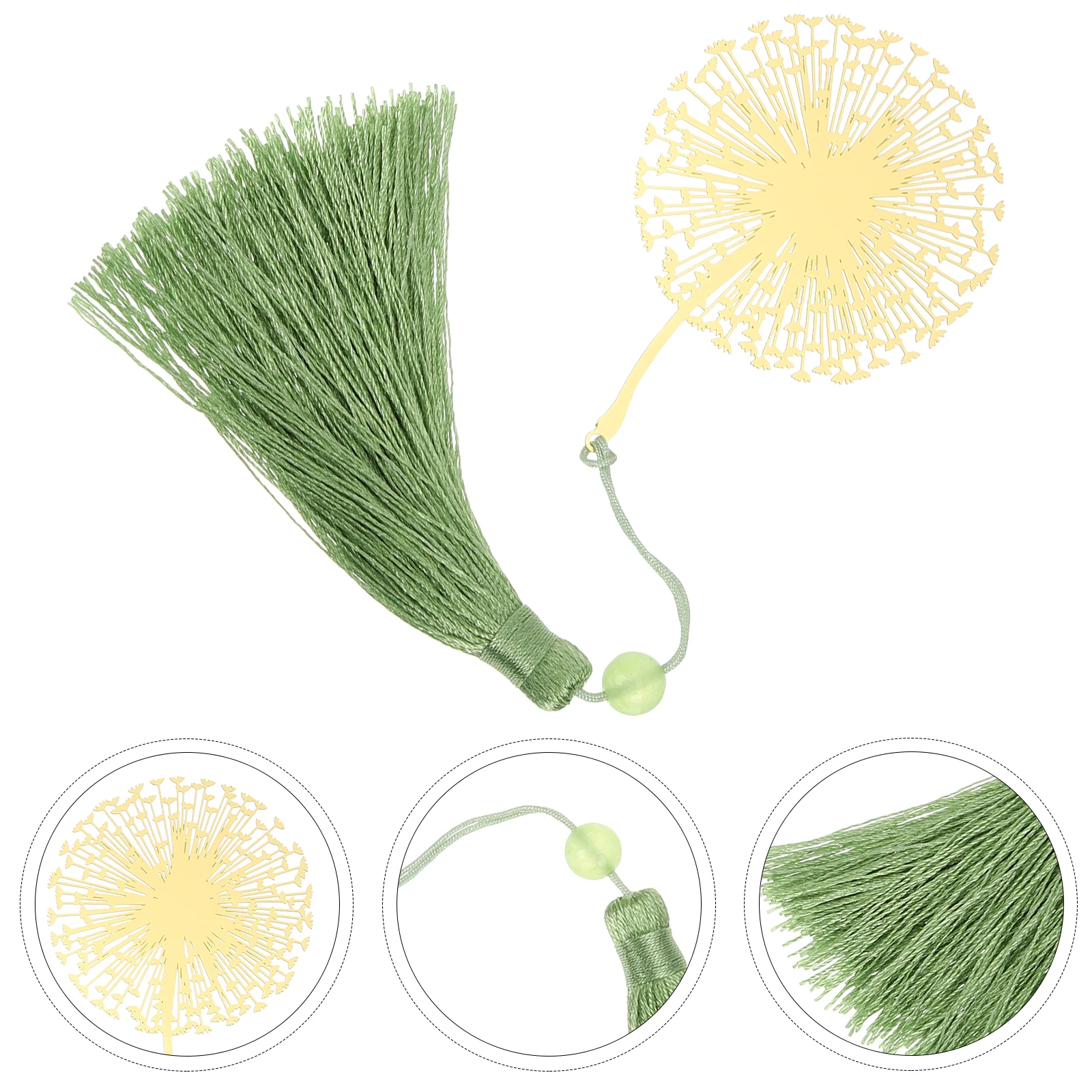 إشارة مرجعية معدنية ذهبية على شكل الهندباء مجوفة، إشارة مرجعية مزخرفة أنيقة للنساء، فكرة هدية للقراءة الإبداعية