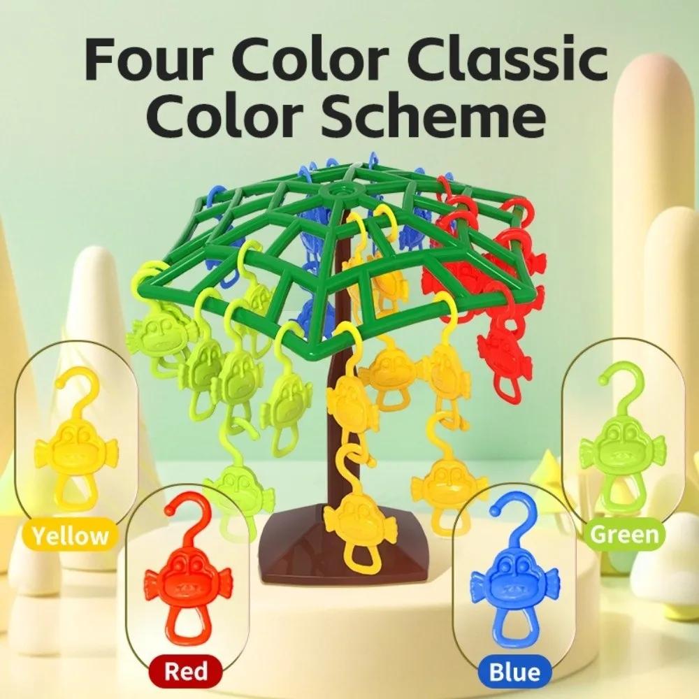 Divertente scimmia sospesa per bambini giocattolo di equilibrio gioco da tavolo scimmia arrampicata albero giocattolo gioco di equilibrio giocattolo per bambini