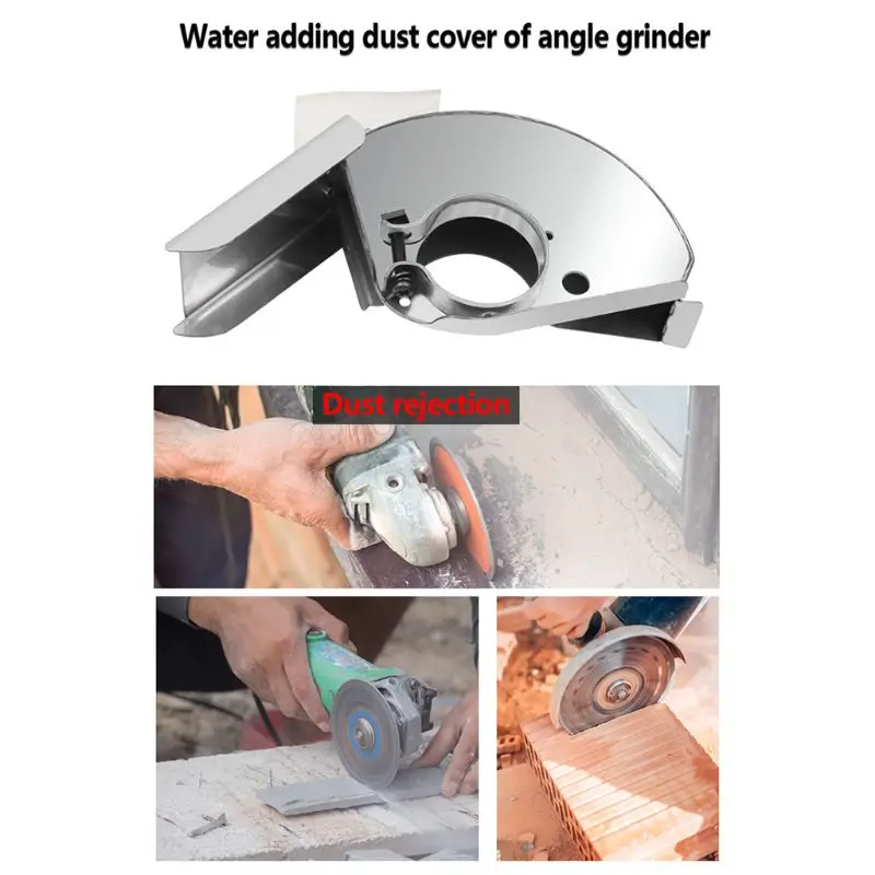 Angle Grinder Guard, SSlotting Cutting Machine Holder, Capa de segurança Dustproof para proteção, Water Pump Set