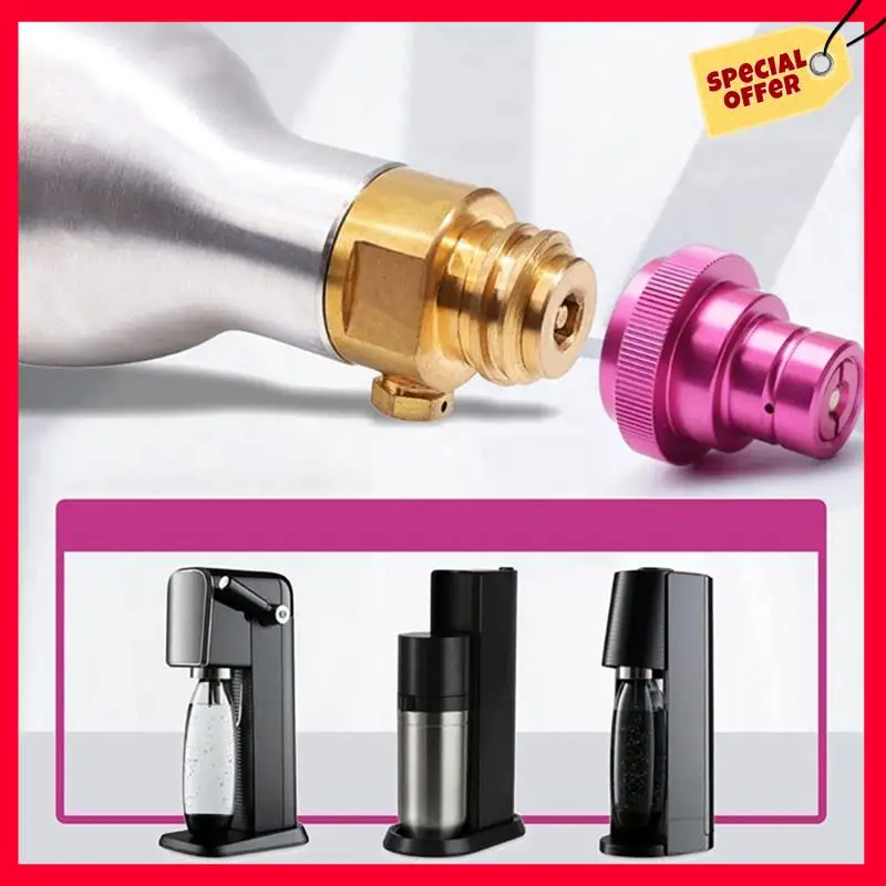 

-A25M 1 Piece CO2 Cylinders Refill Adapter Replacement Parts Accessories For Quick Connecting CO2 Cylinders