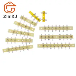 Hot 2Pin-8Pin FR4 Tag Strip Turret Terminal Board Generic Terminal Tag Turret Board Tool Parts Wholesale