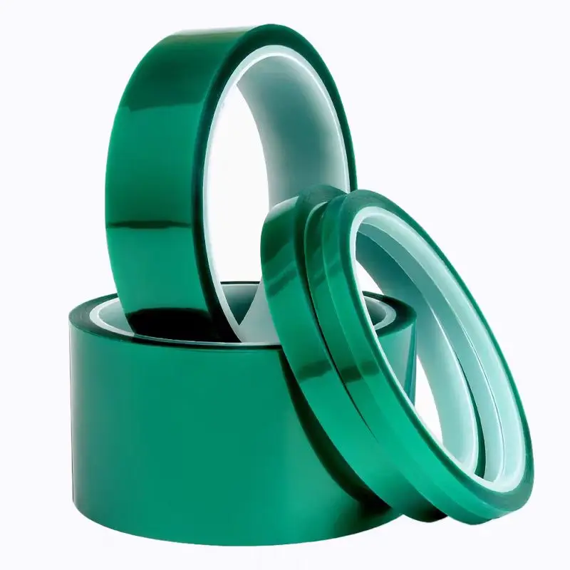 PET Green High-Temperature Tape Is Used For Electronic Component Electroplating, Welding, Baking Paint Shielding And Protective