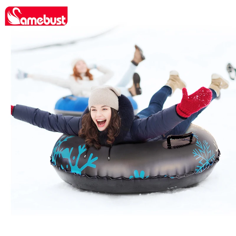 زلاجة ثلجية قابلة للنفخ للترفيه للشتاء ، حجم كبير ، أنبوب للخدمة الشاقة ، 47 في ، مادة سميكة ، من من من من من من من الحجم الصغير ، مقاسات كبيرة