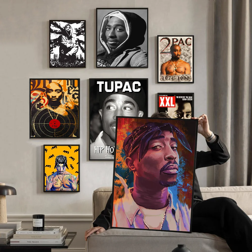 Tupac Amaru Shakur klassische Vintage Poster Vintage Zimmer Home Bar Cafe Dekor nordische Wohnkultur