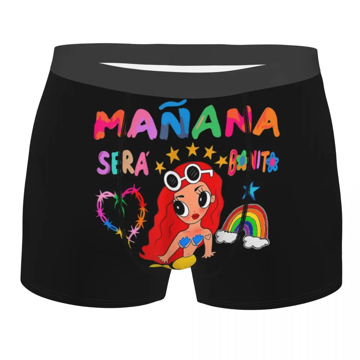 

Мужские трусы-боксеры Custom Manana Sera Bonito Karol G, дышащие