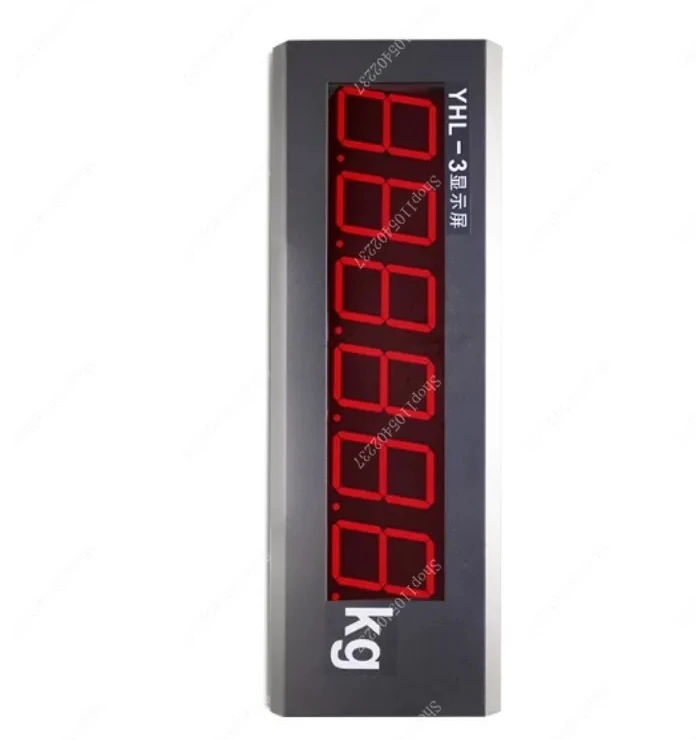 YHL-3 Large LED Weighing Display Screen,Compatible With XK3190-A9 Weighbridge Indicator,Truck Scale External Display Replacement