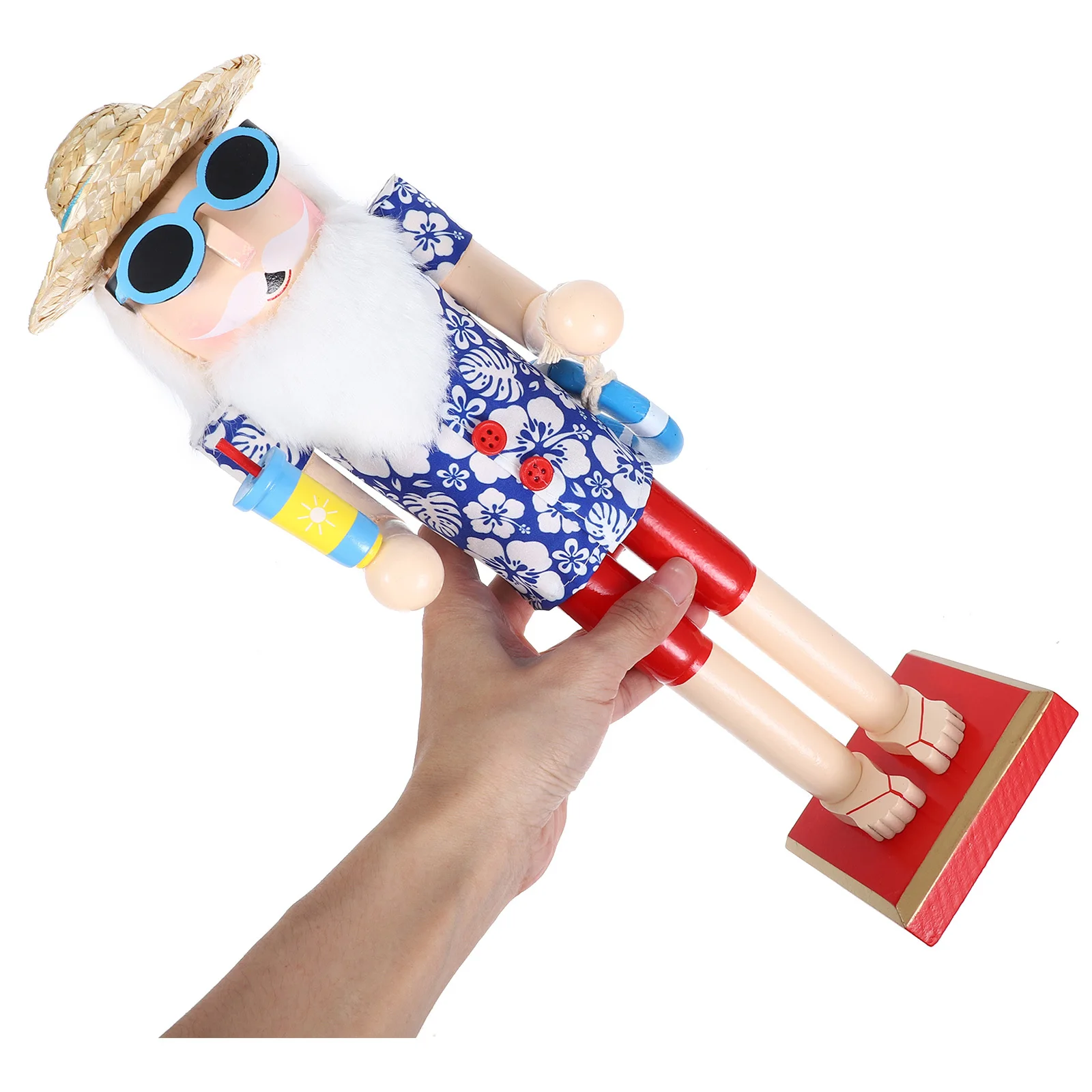 

Wooden Nutcracker Simple Style Christmas Decor For Shelves Desktop Table Xmas Party Decoration Unique Gift