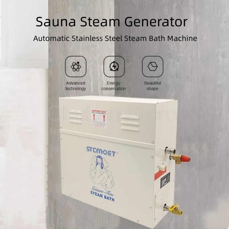 ST120 12/15/18KW Steam Generator Sauna Steam Bath Machine For Shower Home Sauna Room SPA Steam Machine Digital Controller