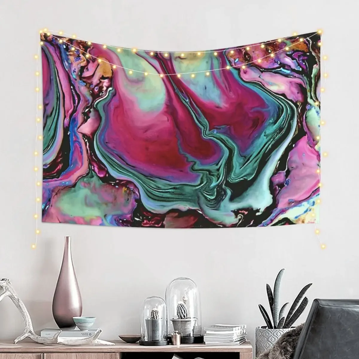 Colorful abstract marbling Tapestry Wallpaper Bedroom Decoration Pictures Room Wall Home Decorating Tapestry