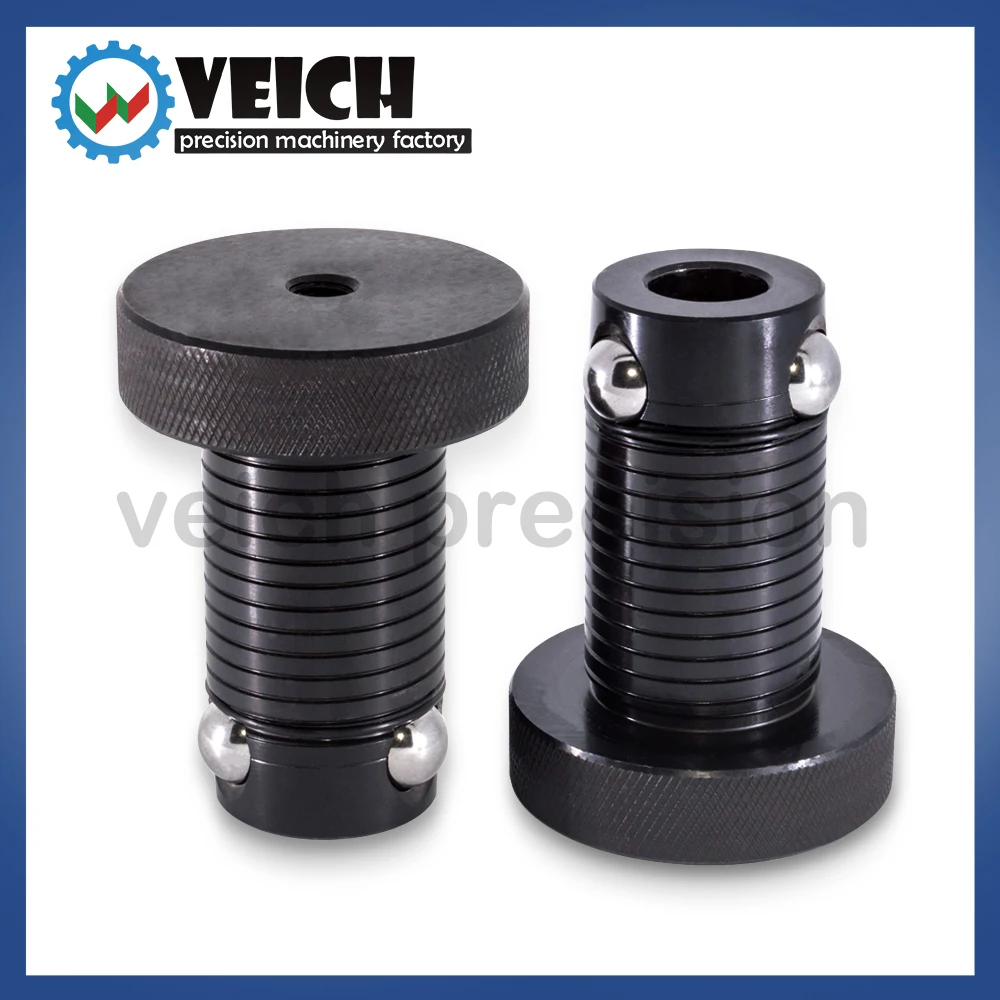 

VCN119 Carbon Steel With Black Oxide Ball Lock Pins Large Head Flange Shank Hex Wrench Locating Pins Dia13/16/20/25/30/35/50mm