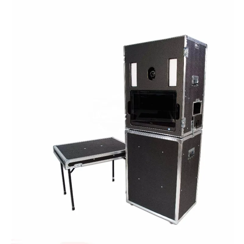 

Portable Photo Booth Flight Case Fit with Handle for Different Size Screen