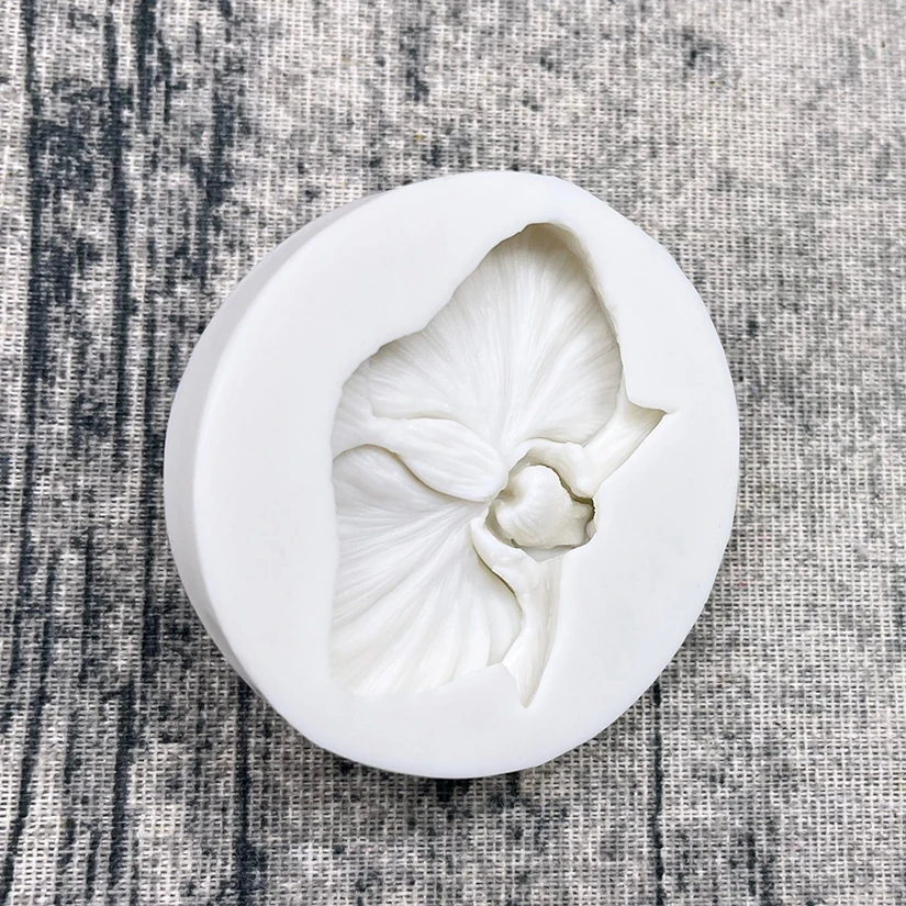 Flower Moth Orchid Silicone Sugarcraft Mold Resin Tools Cupcake Baking Mould Fondant Cake Decorating Tools