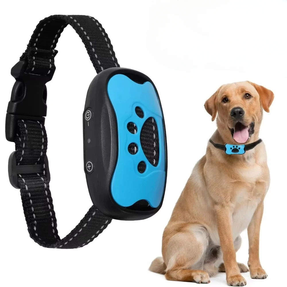 

Dog Training Collar Pet Dog Anti Barking Device USB Rechargeable Ultrasonic Stop Barking Vibration Anti Bark Collar Accessories