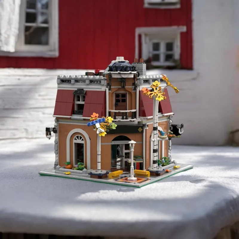 

2019PCS MOC Modular Birch Books & Apartment Alternative Building Kit Static Model STEM Toy To Teach | Unique Gift for Kids