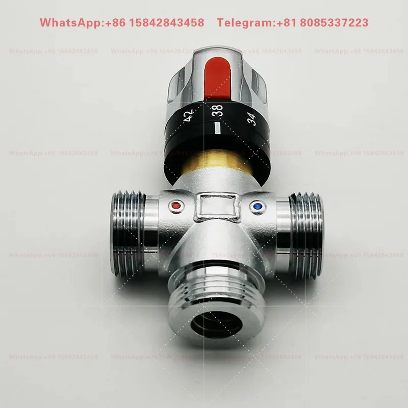 All Copper 4/6 Minute 1 Inch Thermostatic Mixing Valve Surface Mount Solar Water Temperature Control Valve