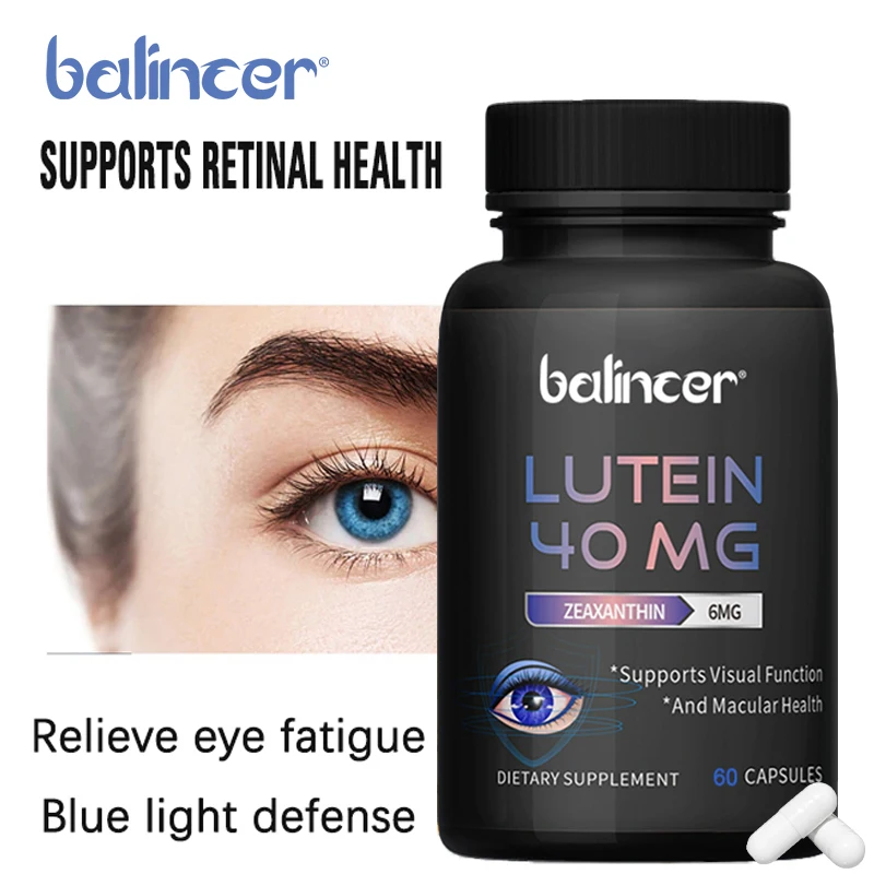 

Lutein Zeaxanthin supports eye health, relieves eye fatigue and dryness, and aids visual function