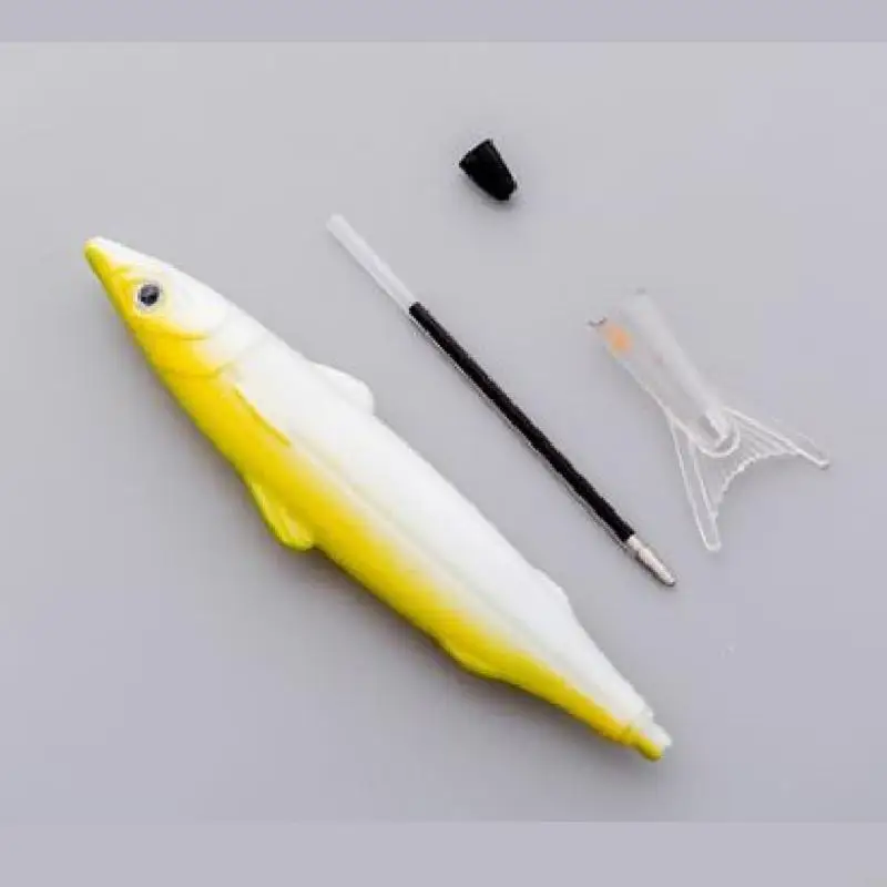 H55F Cartoon Cartoon Fished Design Ballpoint Pen Restaut