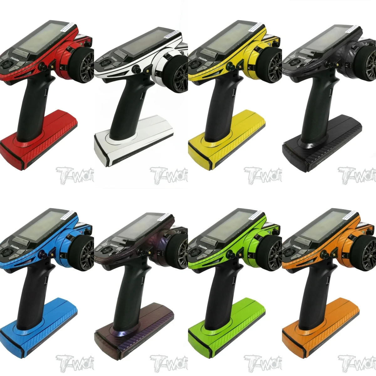 TS-037 3D Colour Graphite Sticker T-WORK'S Futaba 4PV Mirror Chrome Radio Skin Sticker for futaba 4PV Gift screen protector