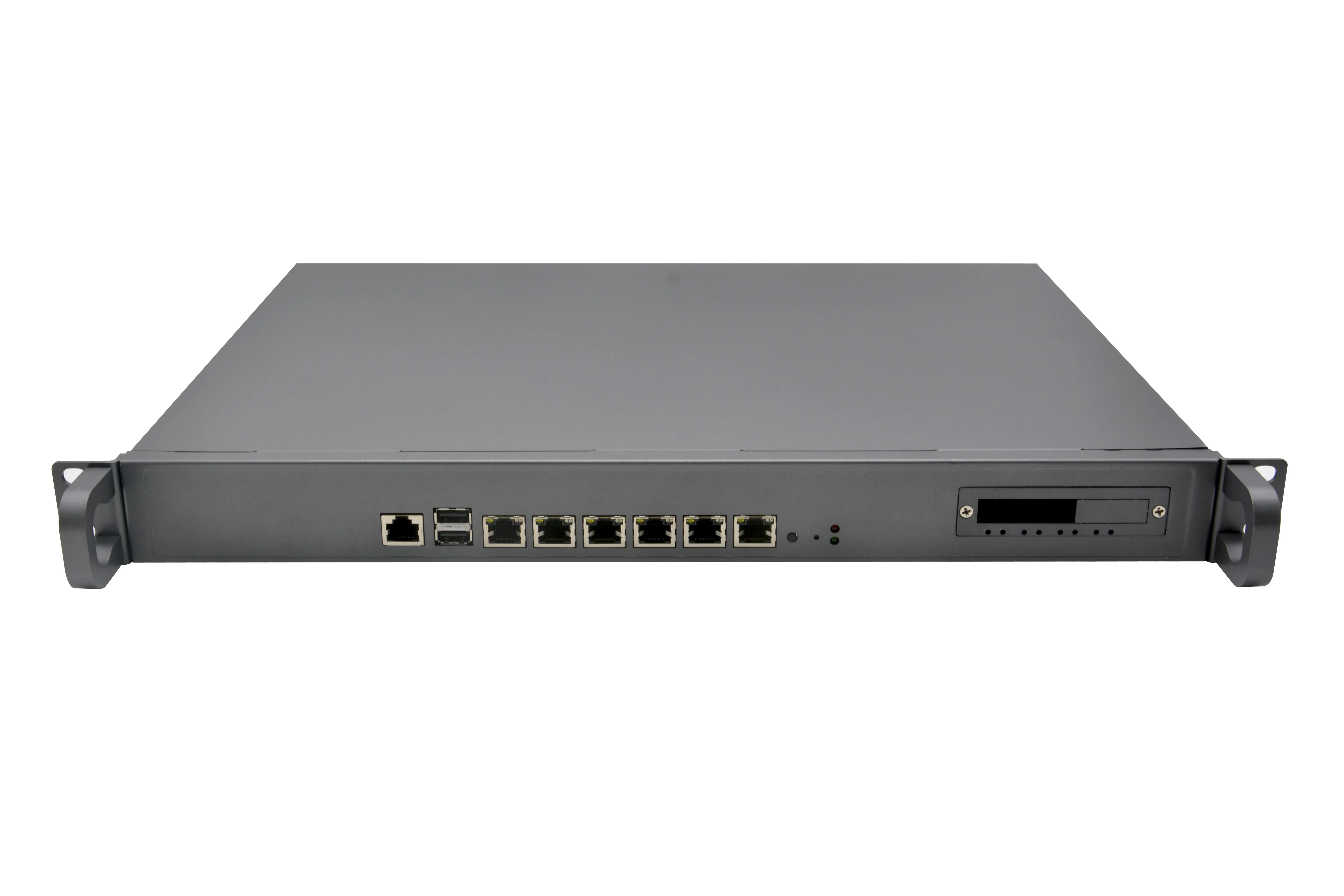 6*1000M Gigabit LAN 4 SFP 10Gbps 1U ไฟร์วอลล์เครือข่ายอุปกรณ์ Intel Core I5 9400 2.8Ghz I7 9700 Processor