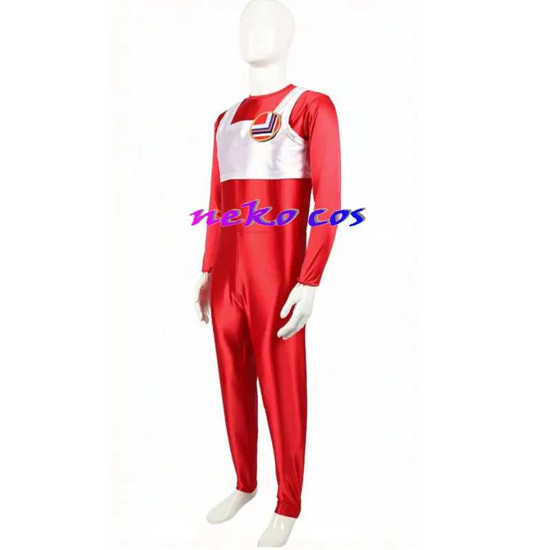 Nekocos Dengeki Sentai Changeman Change-Dragon, macacão de cosplay, tamanho personalizado, Halloween