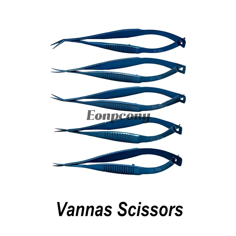 

9.5CM 8.0CM Ophthalmic Conjunctiva Corneal Iris Capsulotomy Vannas Scissors